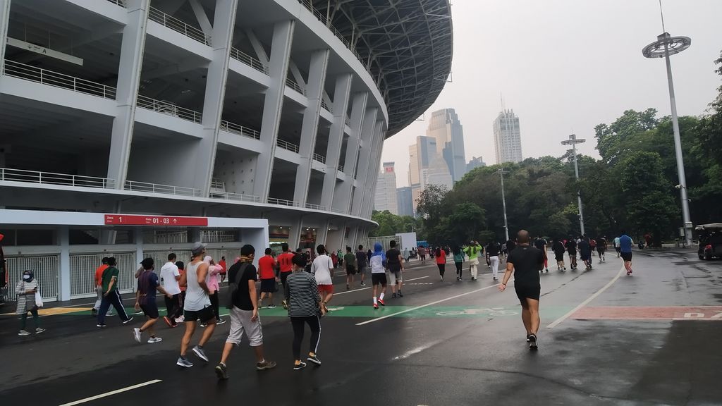 Antrean yang Sempat Terjadi di GBK