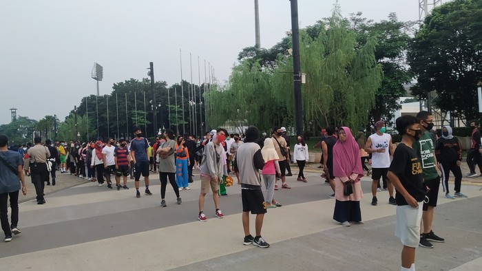 Antrean yang Sempat Terjadi di GBK