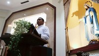Saat ini gereja tersebut belum dibuka untuk ibadah Misa.