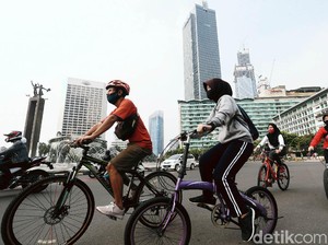 Anies Ganti Nama Car Free Day DKI Jadi Kawasan Pesepeda