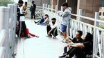 JPO Tanpa Atap di Sudirman Jadi Favorit Selfie Warga