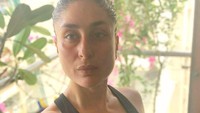 Kareena Kapoor berkeringat setelah berolahraga. Foto: Instagram Kareena Kapoor