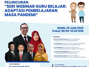 Kemendikbud Siap Rilis Webinar Guru Belajar soal Adaptasi Saat Pandemi