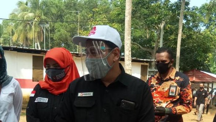 Ketua Bawaslu RI saat melakukan pantauan verifikasi faktual di Carita, Pandeglang