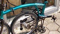 Sekilas, sepeda ini sama seperti Brompton. 