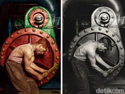 Habiskan 3 Ribu Jam, Seniman Ini Warnai Foto Sejarah Hitam Putih