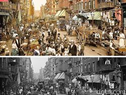 Habiskan 3 Ribu Jam, Seniman Ini Warnai Foto Sejarah Hitam Putih