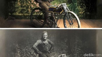 Weishaar, Winner of the 100-mile race, Norton, Kansas 22 Oktober 1914. (Foto: Brightside)