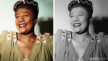 Ella Fitzgerald tahun 1946, karya fotografer William P. Gottlieb. (Foto: Brightside)