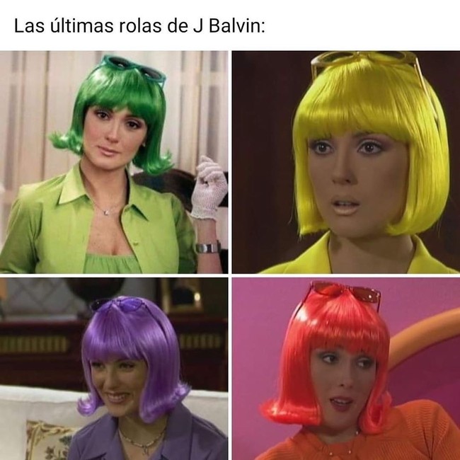 Dalam video tersebut, mereka berjoget dengan gerakan yang sama. Seperti dalam telenovela yang tayang 10 tahun lalu, Nora Salinas sebagai Tante Rambut Palsu pun mengenakan wig meski tidak warna-warni. Foto: Instagram @norasalinastv