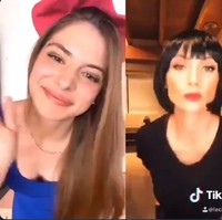 Dalam video itu Nora dan Daniela seolah janjian. Daniela juga memakai busana seperti seragam yang dipakainya di Carita de Angel. Para netizen juga memperbincangkan cantiknya gadis itu yang kini beranjak dewasa. Foto: Instagram @norasalinastv