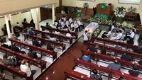 Dimulai sejak pukul 10.30 WIB, acara tersebut dilangsungkan dengan protokol kesehatan. Foto: Asep Syaifulah