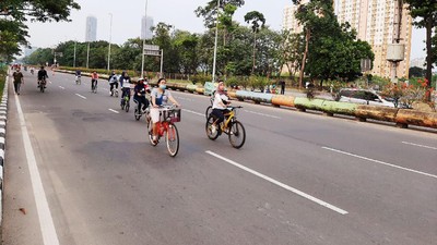 Potret CFD di Jalan Benyamin Sueb Kemayoran