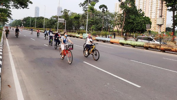 Potret CFD di Jalan Benyamin Sueb Kemayoran