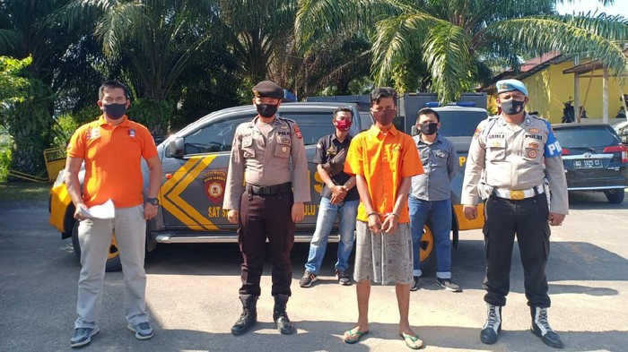 Pria di Bengkulu ditangkap.