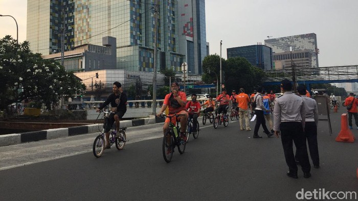 Situasi CFD di Jalan Gajah Mada Jakpus