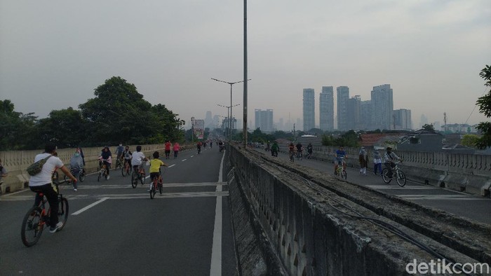 Suasana CFD di JLNT Antasari Jaksel.