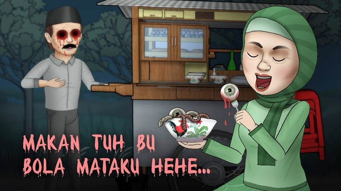 Animasi Lokal Hantu Kulineran di YouTube