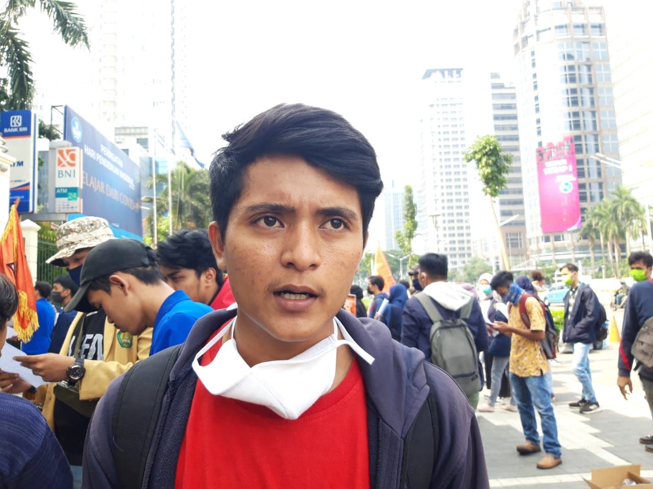 Demo Mahasiswa Bekasi di Kemendikbud