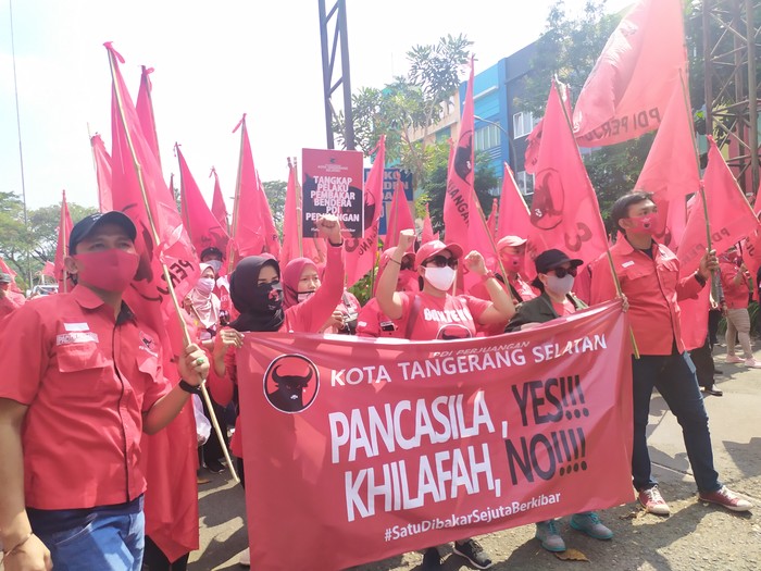 DPC PDIP Tangsel Long March ke Tangsel