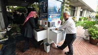Tak hanya di lingkungan Kemenkeu, hal itu juga dilakukan di berbagai tempat sebagai upaya dukungan korporasi untuk memastikan pelaksanaan protokol kesehatan di tempat umum yang sudah dilaksanakan dengan baik. Foto: dok. Kemenkeu