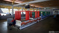 Begini suasana di Terminal Jatijajar, Depok, Jawa Barat, Senin (29/6/2020).