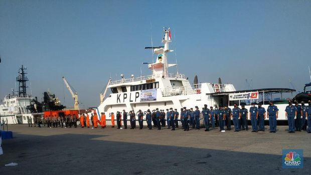 Suasana apel siaga jelang pemberlakuan TSS di Selat Lombok