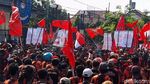 Massa Brebes Bergerak Tolak RUU HIP