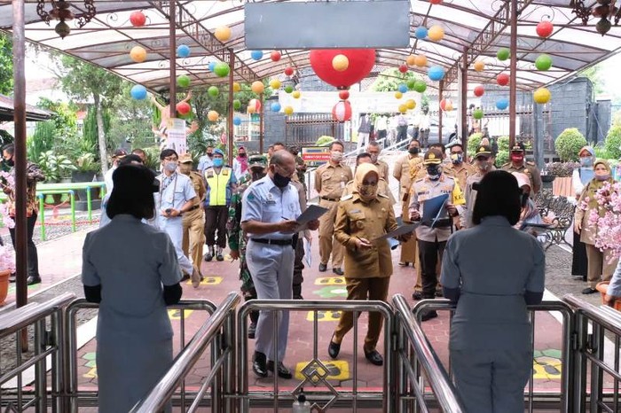 Simulasi rencana pembukaan Objek Wisata Taman Kyai Langgeng di Kota Magelang.