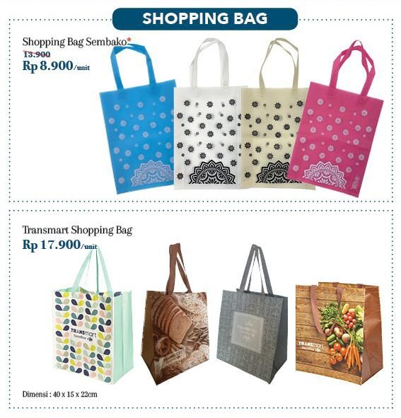 Transmart Carrefour mendukung larangan penggunaan kantong plastik