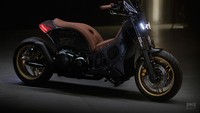 Ini merupakan Yamaha TMax XP 500 lansiran tahun 2009. Modifikasi ini digarap oleh Grxegors Greg Korczak salah satu penggawa bengkel modifikasi Unikat Motorworks.  Foto: Bike Exif