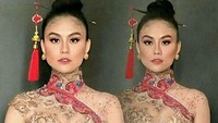Ternyata menurut keterangan Anna Avantie, Agnez memang memesan baju tersebut untuk kebutuhan acara keluarga. Dok. Instagram/anneavantieheart