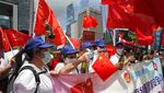 Aksi Pro-Kontra Warga Hong Kong Usai UU Keamanan Disahkan