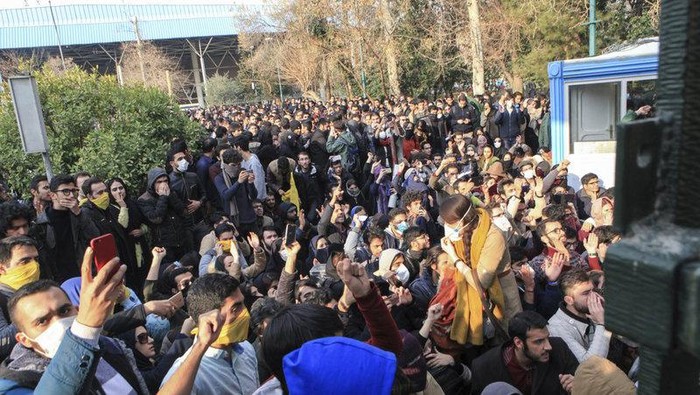 Demonstrasi 2017, Iran (AP Photo)