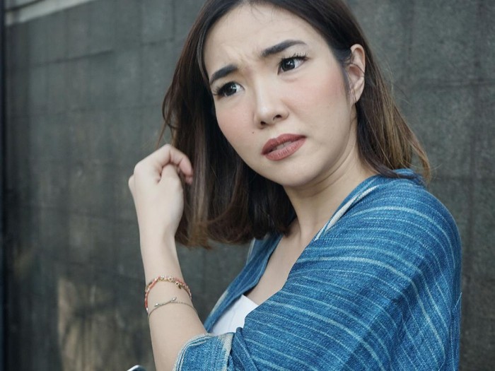 Gisel dan Wijin saat ditemui di kawasan Trans TV.