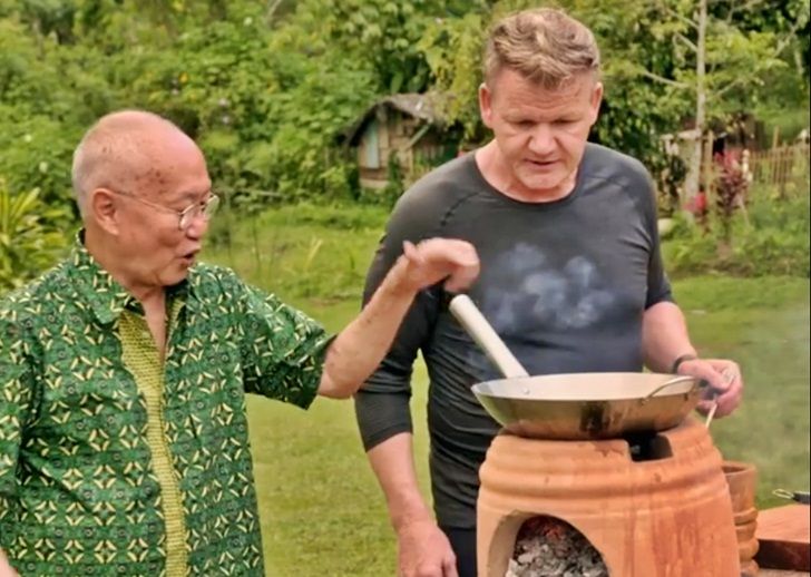 Gordon Ramsay dan William Wongso masak rendang