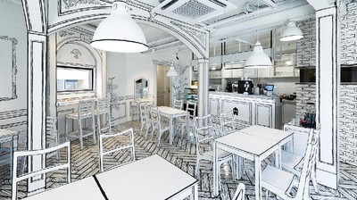 Unik! Desain Kafe di Korea Ini Seperti Kartun 2 Dimensi Gaes