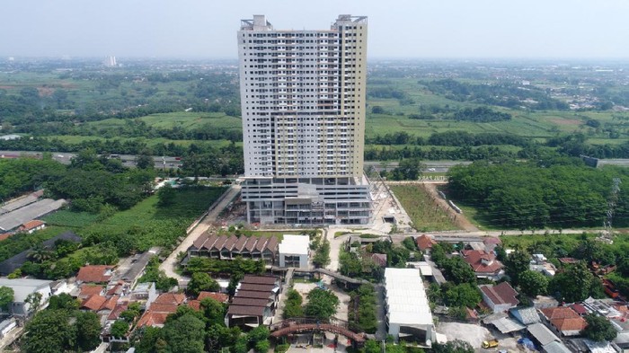 PT Adhi Persada Properti membangun aoartemen untuk kalangan mahasiswa, di Depok, Jawa Barat.