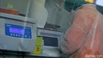 Laboratorium Kontainer COVID-19 Mejeng di RS Duren Sawit