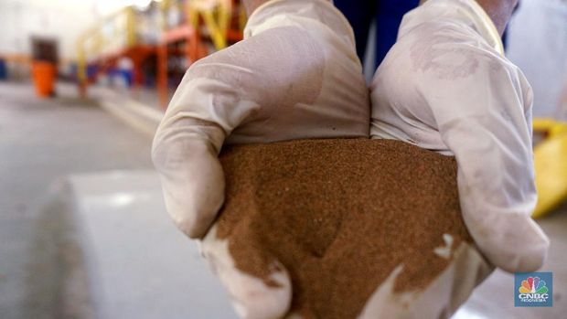 Rare earth element atau yang juga dikenal dengan sebutan logam tanah jarang (LTJ) . (CNBC Indonesia/Tri Susilo)