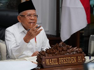 Kunker Perdana di New Normal, Maruf Amin Tinjau SMA-Ponpes di Sukabumi