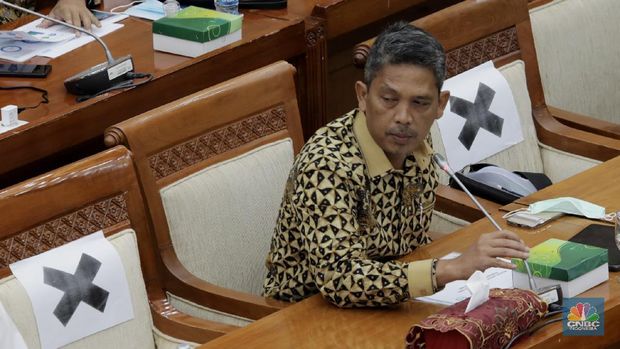 Direktur Utama Wijaya Karya (WIKA) Agung Budi Waskito (CNBC Indonesia/Tri Susilo)
