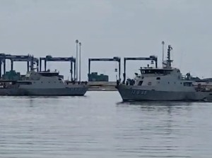 Dua Kapal Perang Baru Buatan Indonesia Perkuat Laut Makassar
