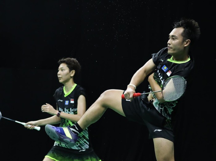 Hafiz Faisal/Gloria Emanuelle Widjaja di PBSI Home Tournament.