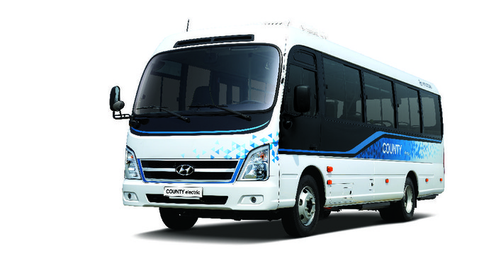 Minibus listrik Hyundai, County Electric