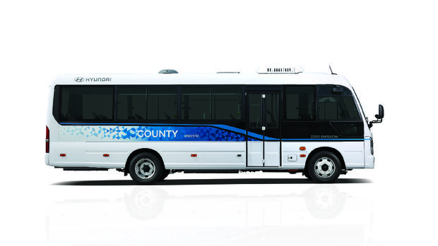 Minibus listrik Hyundai, County Electric