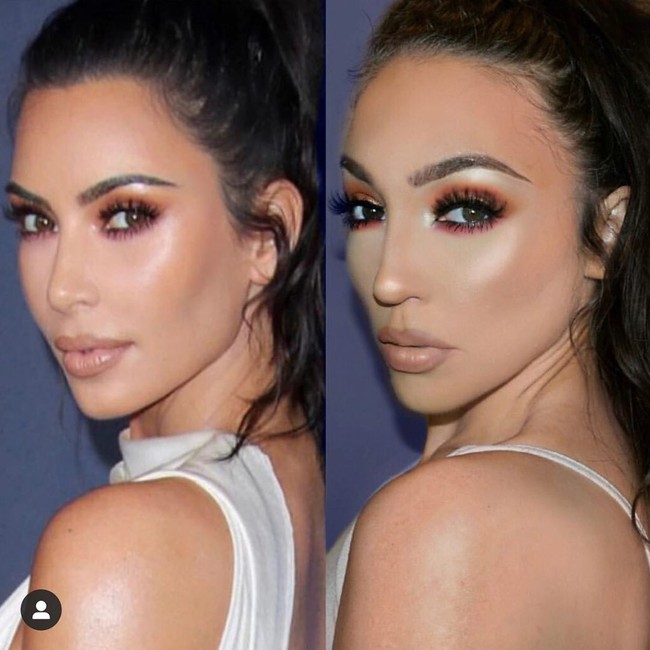 Wanita asal Los Angeles, Amerika Serikat itu setiap harinya bahkan rela dandan selama enam jam untuk bertransformasi seperti Kim. Ia pun melakukan botox agar beberapa sisi wajahnya semakin mirip dengan idolanya. Foto: Instagram @jennifer.janelle