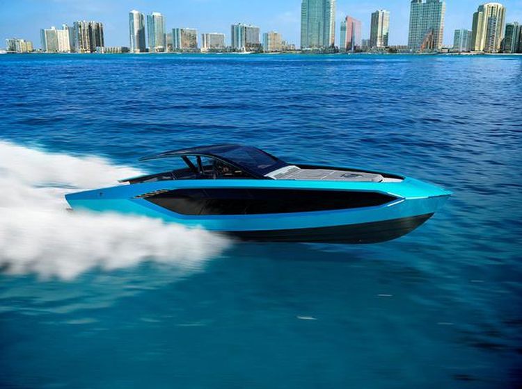 Ketika Lamborghini Bikin Speed Boat Berkecepatan Tinggi