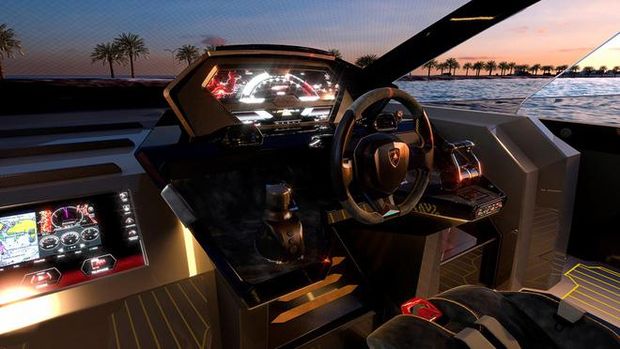 Kapal cepat Lamborghini 63 Tecnomar