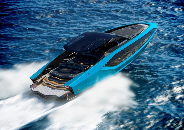 Lamborghini Bikin Speed Boat Bertenaga 4 000 Dk Bisa Ngebut 111 Km Jam